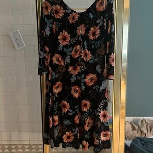 Wisp, fall floral dress, never worn